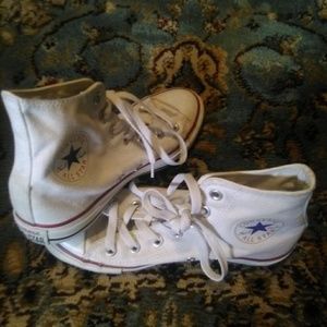 High top white converse